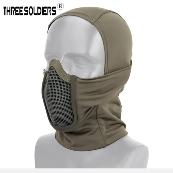 Balaclava Airsoft Mesh Mask Full Face Protection Hood for Cs War Game Hunting US - Picture 2 of 8